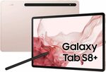 Samsung Galaxy Tab S8+ 5G 128GB Pink Gold $1363.22, S8+ Wi-Fi Dark Grey $1254.16 Delivered @ Amazon AU