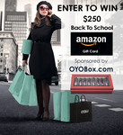 Win a US$250 Amazon Gift Card from OYOBox