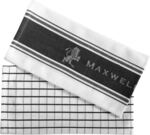 Maxwell & Williams: 2 Epicurious Charcoal 50x70cm Tea Towels $7.47 (Exp), Mitt $9.97 + Postage ($0 Prime/ $39 Spend) @ Amazon AU