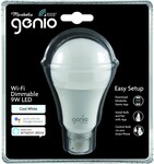 Mirabella LED Genio Wi-Fi Dimmable BC 9W Globe - Cool White $14ea (Save $6) + Delivery ($0 C&C) @ BigW Online