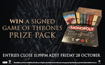 Win a Signed Game of Thrones Prize Pack Worth $239.93 from Supernova