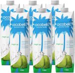 Cocobella Coconut Water Straight Up/Choc/Watermelon & Mint (6x1L) $16.50 ($14.85 S&S) + Del ($0 Prime/ $39 Spend) @ Amazon AU