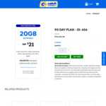 Catch Connect 20GB Prepaid Mobile Plan $21 for First 90 Days (New Customers Only, Ongoing $29 Per 90 Days) @ Catch Connect