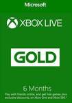 6 Month Xbox Live Gold Membership A$26.39 @ CDKeys
