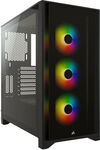 Corsair iCUE 4000X RGB Tempered Glass Mid-Tower E-ATX/ATX Case for Gaming PC BLK $39.95 Delivered @ kg Electronics via eBay