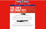 $10 Abandoned Cart Voucher (Account Required) @ Total Tools