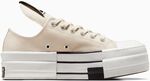Converse x DRKSHDW Rick Owens DBL DARKSTAR Lift Low Top Natural Ivory Sneakers $161 Delivered @ Converse