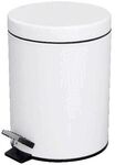 J.Burrows Stainless Steel Round Bin 5L White $2.50 + Delivery ($0 to Metro with $55 Order/ C&C/ OnePass) @ Officeworks