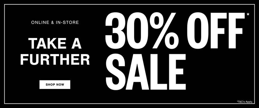 Further 30% off Sale Items + $10 Delivery ($0 C&C/ in-Store / $125 ...