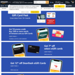 Buy $200 Amazon AU Gift Card, Get $10 Promo Credit (Limit 2,500 Claims) + More GC Offers (e.g. 12% off DoorDash) @ Amazon AU