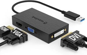 WAVLINK USB 3.0 to HDMI VGA DVI-D 2K-60Hz $32.24 + Delivery ($0 with Prime/ $59 Spend) @ Wavlink Direct AU via Amazon