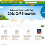 20% off Sitewide (No Minimum Spend, Exclusions Apply) + Delivery ($0 with $80 Spend) @ iHerb