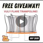 Win a Vuly Flare Trampoline Valued at $699 from Toy Club