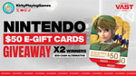 Win a $50 Nintendo E-Gift Card from KirbyPlayingGames