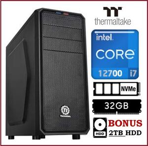 Home Office PC: Intel i7-12700, 32GB DDR4, 500GB NVMe SSD, 2TB HDD, No OS $799 + $20 Shipping @ Melbourne eStore eBay