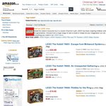 Lego Hobbit Sets up to 40% Shipped from Amazon.co.uk + Other Lego Deals