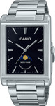 Casio Analog Moon Phase Silver Stainless Steel Watch MTPM105D-1A $152.15 Delivered @ Watch Direct