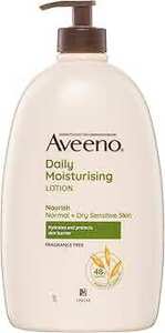 Aveeno Daily Moisturising Fragrance Free Body Lotion 1L $14.99 ($13.49 S&S) + Delivery ($0 with Prime/ $59 Spend) @ Amazon AU