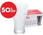 50% off Set of 6 Coca Cola Glasses 370ml Now $10 at Target (Save $10)