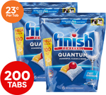 Finish Powerball Quantum Dishwashing Tabs Lemon Sparkle 2x100pk $46 ($0.23 Per Tab) + Delivery ($0 with OnePass) @ Catch