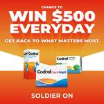 Win 1 of 92 Prepaid Mastercards Worth $500 Each from Codral / Johnson & Johnson