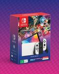 Nintendo Switch OLED White Mario Kart 8 Deluxe/ Super Mario Bros Wonder + NSO 12 Mo. Bundle $399 Shipped Only (Ex. WA) @ Target