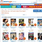 DVD & Blu-Ray - $15 and under Price Slash!(+4.90 bulk delivery) @mighty ape