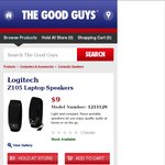 Logitech Z105 USB Laptop Speakers $9 @ The Good Guys