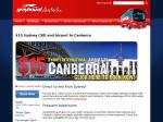 $15 Sydney CBD and Airport to Canberra