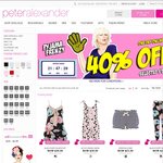 Peter Alexander Pyjama Frenzy 40% off Selected Styles