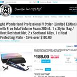 Ghd Wonderland Professional V Styler Pack $189 + Free Shipping @ Hairhouse Warehouse 