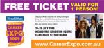 Free E-Ticket to the Herald Sun Career Expo 2009‏ - Melbourne (24-26 July 2009)