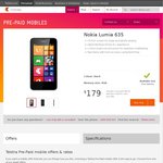 Telstra Nokia Lumia 635 4G + $10 Credit $179 Delivered @ Telstra