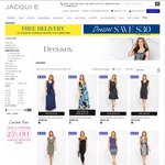 Jacqui E - $30 off Dresses + (Free Shipping)
