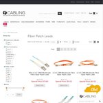 40% off Fibre Optic Patch Leads at 4Cabling