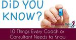 Free Online Course  "10 Things Every Coach or Consultant Needs To Know to Succeed" for a Tweet