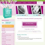 Free Ticket to Pregnancy Children's & Baby Expo (Adelaide, Sydney, Brisbane, Perth & Melbourne) with Newsletter Subscription