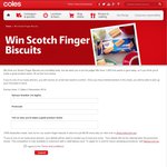 Win 1 of 1000 Packs of Scotch Finger Biscuits @ Coles