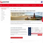 20% off Qantas/Jetstar Classic Award Flights to Bali