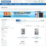 15% off Fridges @ The Good Guys. ENDS TODAY