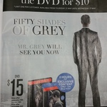 50 Shades of Grey DVD $10 When You Spend $50+ @ Big W