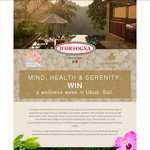 Win a Wellness Week in Ubud, Bali with D'Orsogna