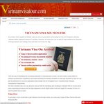 Vietnam Visa Six Months (Multiple Entry) for Australians $320 (Save $135) @ Vietnam Visa Tour