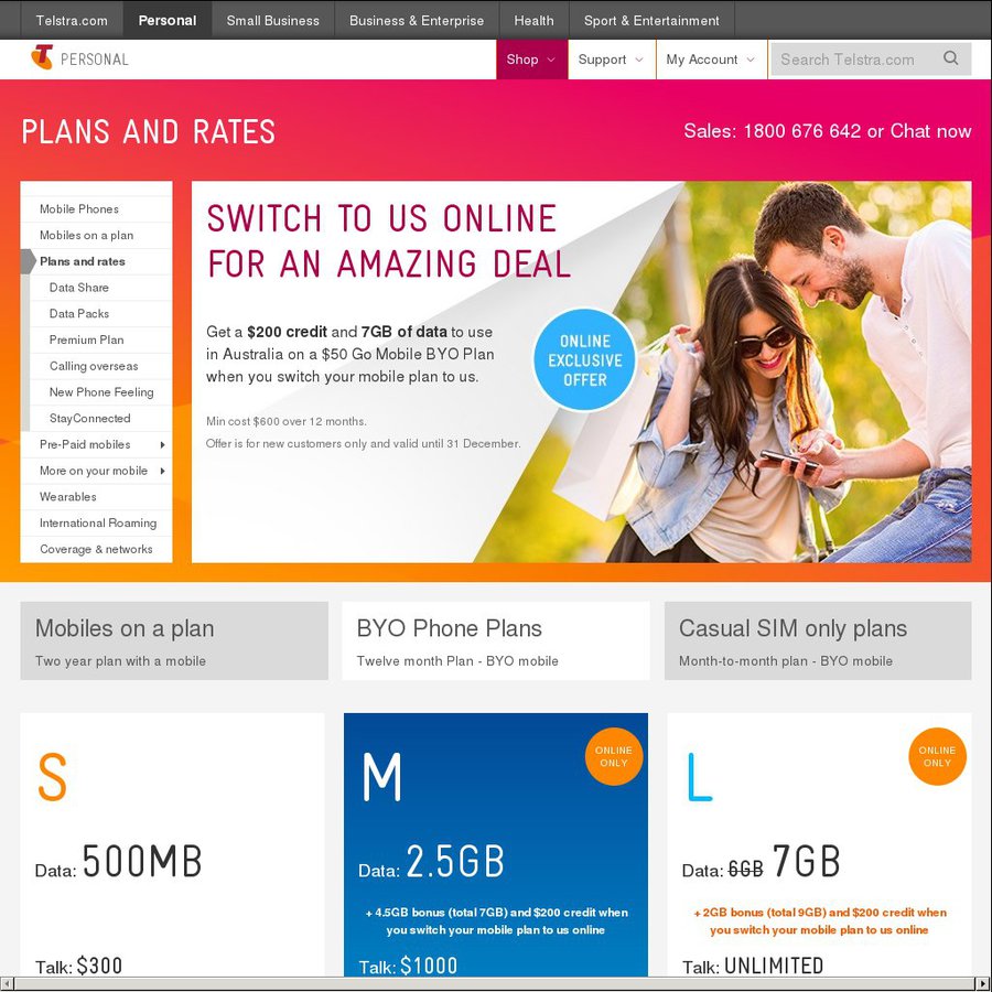 telstra my business mobile plan $55