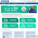The Good Guys - Use Click and Collect and Receive Up To $50 Store Credit for Next Purchase