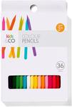 30 Pack Colour Pencils $3, 100Pack Plastic Balls $10 @ Kmart