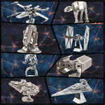 8 Different Star Wars 3D Metallic Models US $3ea (AUS $4), SpiderMan Sticky Man US $0.21 (AUS $0.29) Delivered @ AliExpress