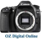 Canon EOS 80D Body 24.2MP Wi-Fi NFC Full HD Digital SLR Camera 1 Year Au Wty AU $1,196.10 @ oz_digital_online eBay 