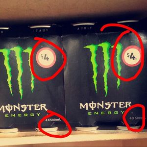 4x 500ml Monster Energy Drink $4 @ Coles Express Camberwell VIC - OzBargain