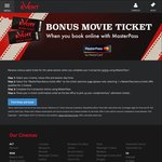 Event Cinemas 2 for 1 Adult Tickets ($19.70) When You Pay Using MasterPass